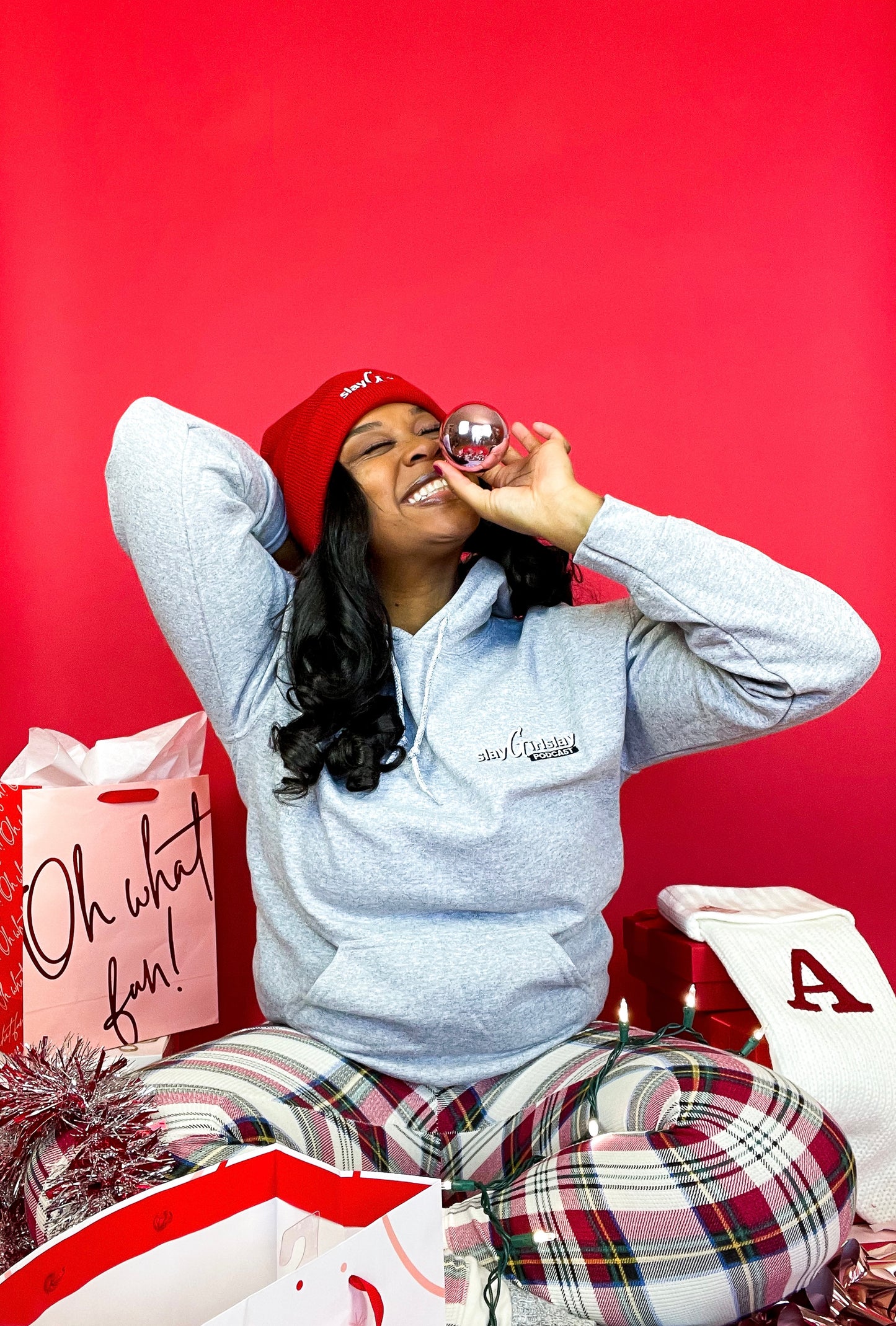 Limited Edition Official Slay Girl Slay Podcast - Holiday Hoodie